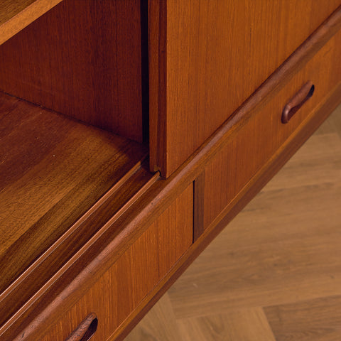Danish highboard in teak