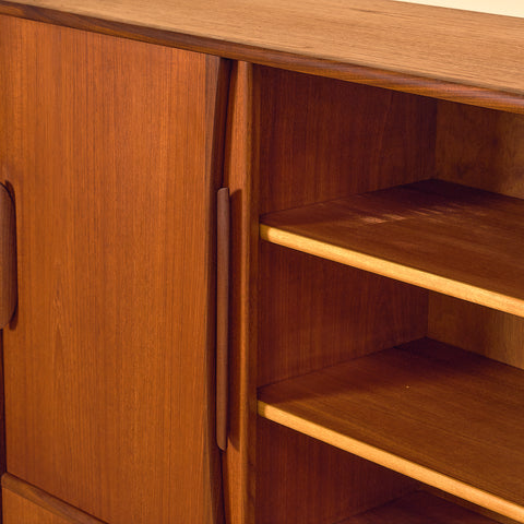 Danish highboard in teak
