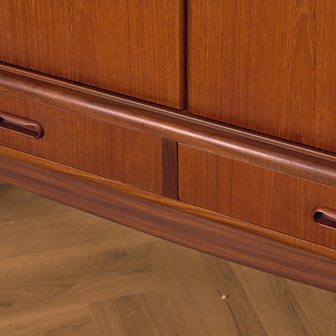 Danish highboard in teak