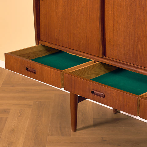 Danish highboard in teak