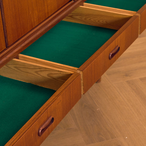 Danish highboard in teak