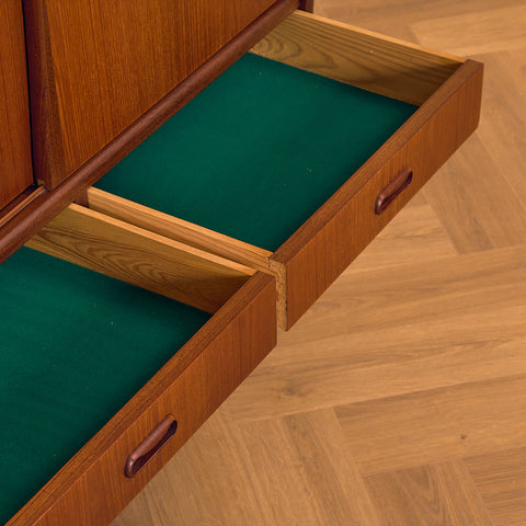 Danish highboard in teak