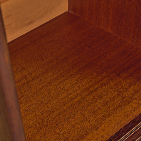 Danish highboard in dark teak