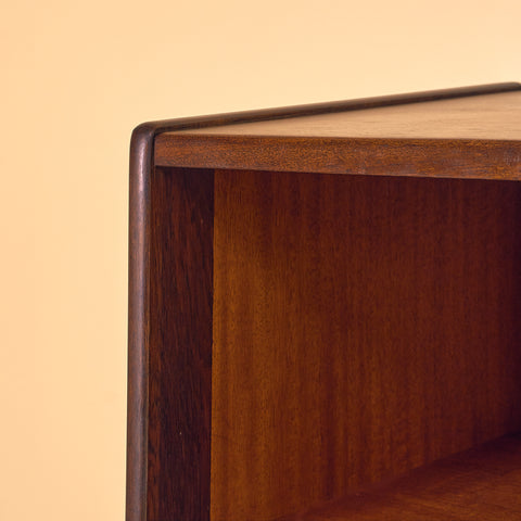 Danish highboard in dark teak
