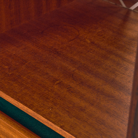 Danish highboard in dark teak