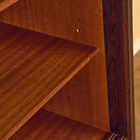 Danish highboard in dark teak