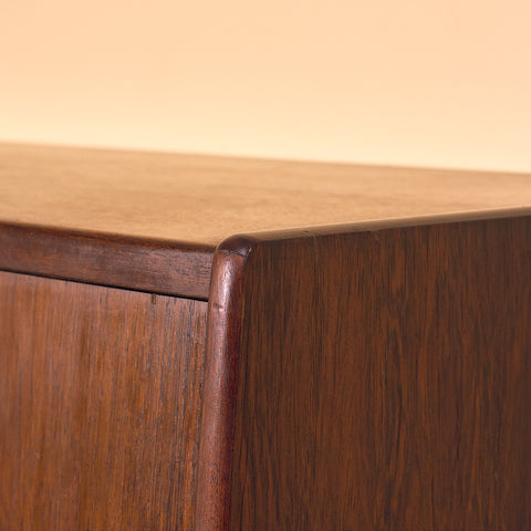 Danish highboard in dark teak