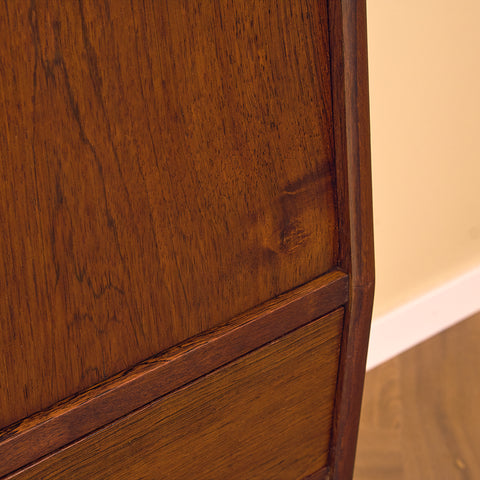Danish highboard in dark teak