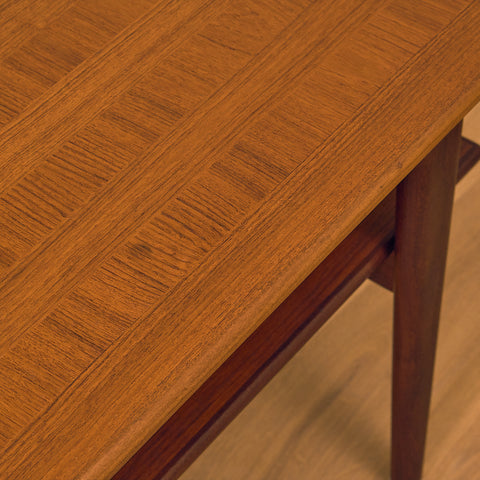 Swedish coffee table in teak and walnut