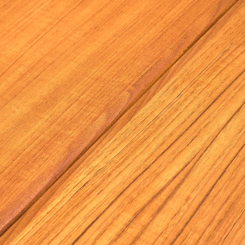 Swedish dining table in teak and oak