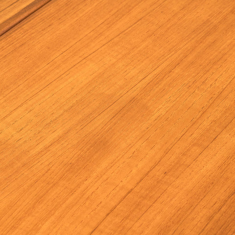 Swedish dining table in teak and oak