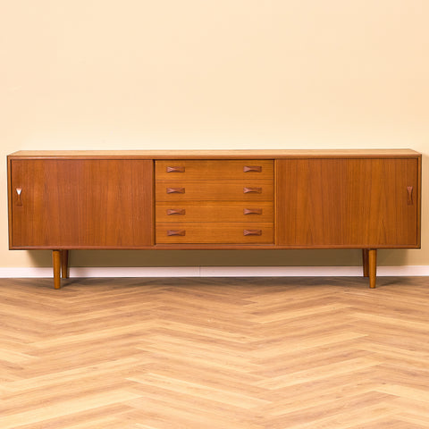 Danish sideboard in teak by Clausen & Søn