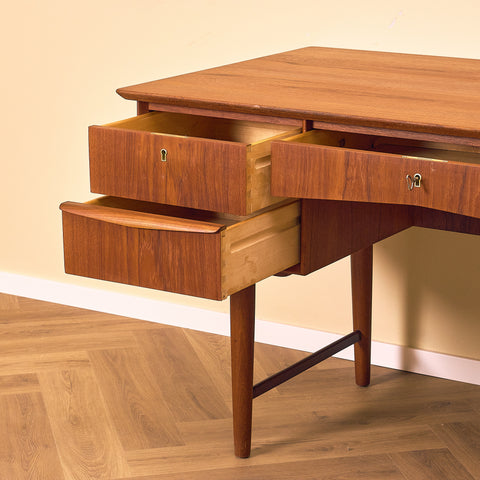 Danish writing desk in teak