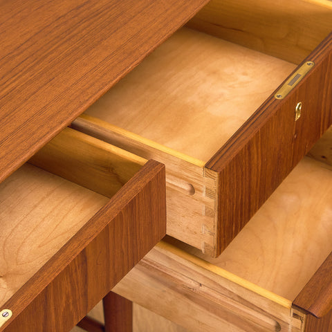 Danish writing desk in teak