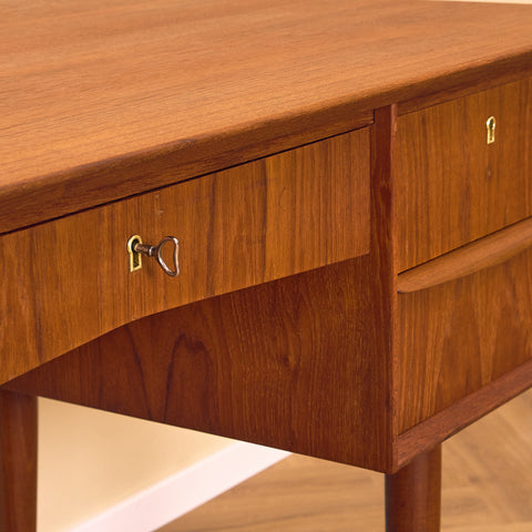 Danish writing desk in teak