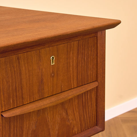 Danish writing desk in teak