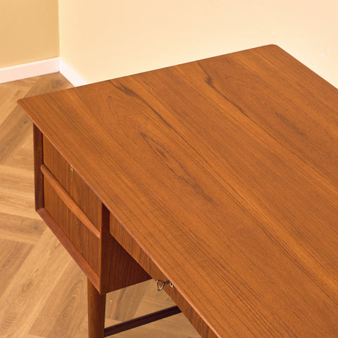 Danish writing desk in teak