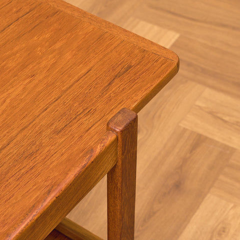 Swedish serving trolley in teak