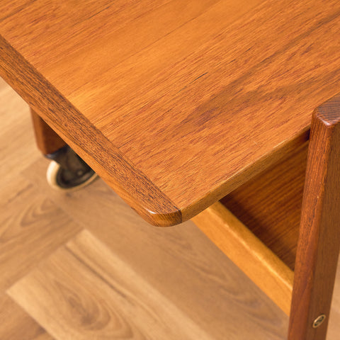 Swedish serving trolley in teak