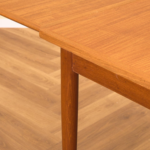 Danish square dining table in teak