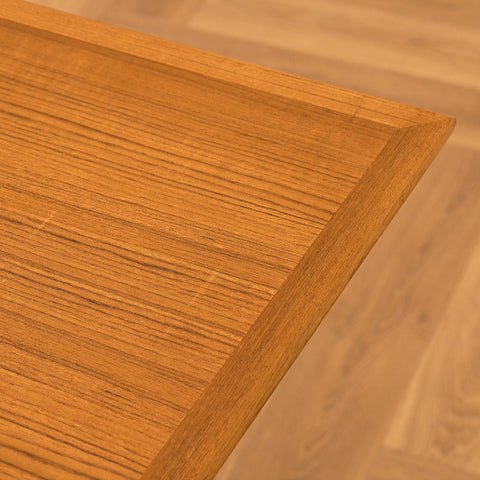 Danish square dining table in teak