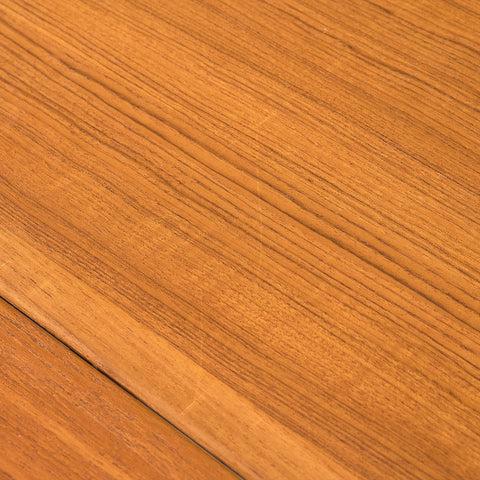 Danish square dining table in teak