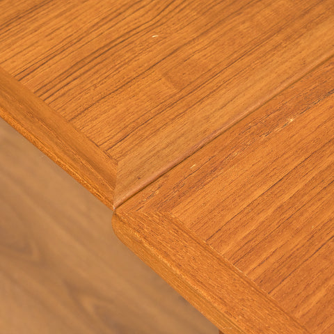Danish square dining table in teak