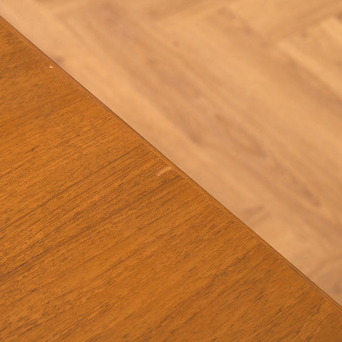 Danish square dining table in teak by Brdr Furbo