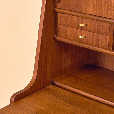 Danish secretary in teak