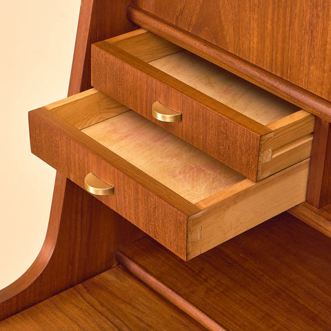 Danish secretary in teak