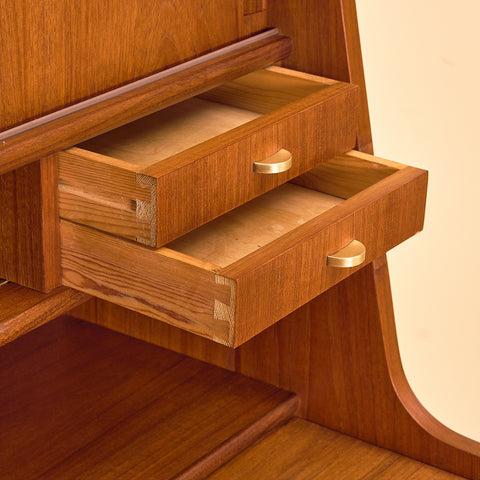 Danish secretary in teak