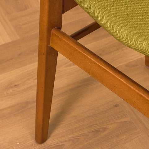 Danish dining chairs in teak & beech by Findahl, model 'Mosbøl'