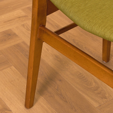 Danish dining chairs in teak & beech by Findahl, model 'Mosbøl'