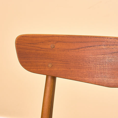 Danish dining chairs in teak & beech by Findahl, model 'Mosbøl'