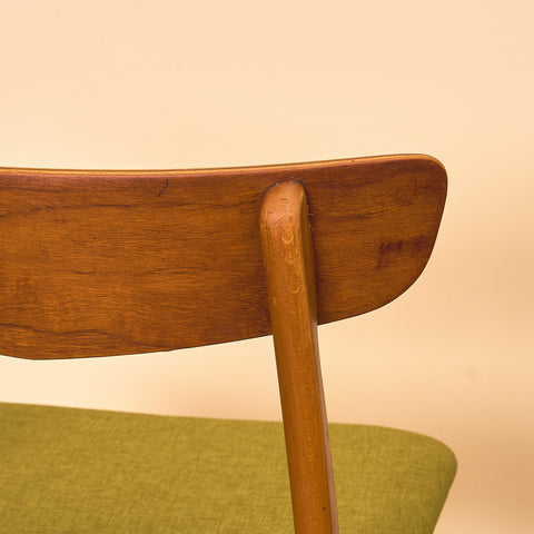 Danish dining chairs in teak & beech by Findahl, model 'Mosbøl'