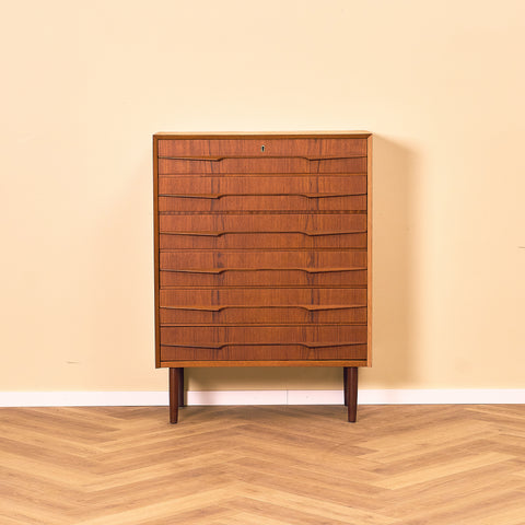 Danish chest of drawers in teak by J.G. Møbler
