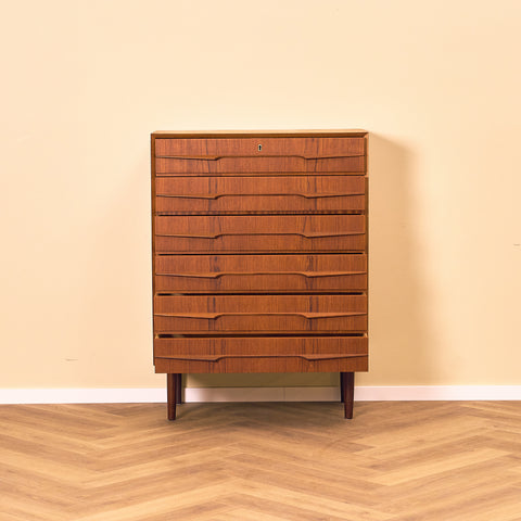 Danish chest of drawers in teak by J.G. Møbler