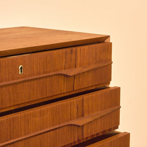 Danish chest of drawers in teak by J.G. Møbler