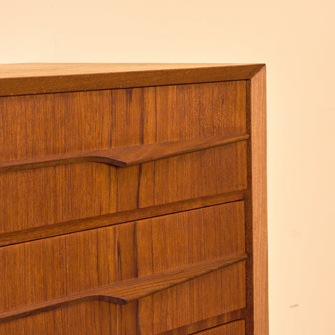 Danish chest of drawers in teak by J.G. Møbler