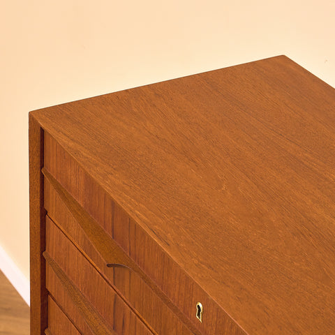 Danish chest of drawers in teak by J.G. Møbler