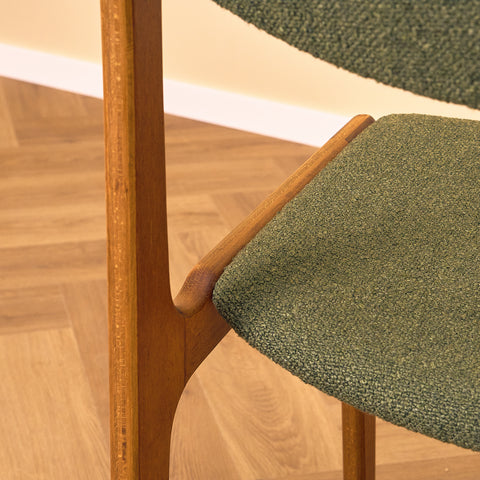 Danish set of 5 dining chairs by Erik Buch for Nova Stolefabrik