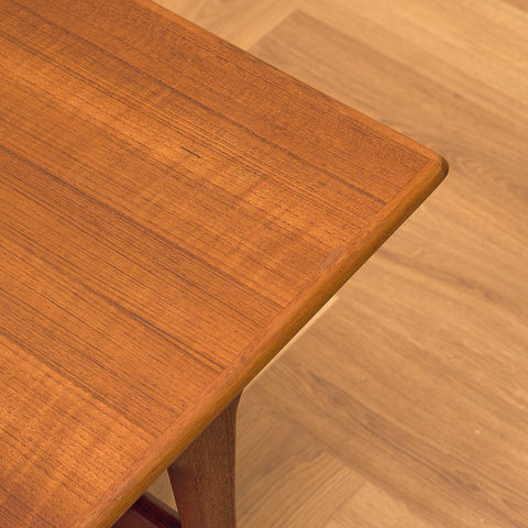 Danish set of nest of tables in teak by Kai Kristiansen for Vildbjerg Mobelfabrik