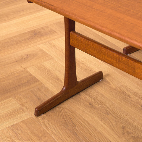 Danish set of nest of tables in teak by Kai Kristiansen for Vildbjerg Mobelfabrik