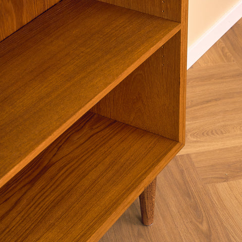Swedish bookshelf in teak