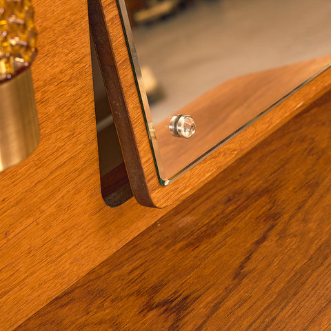 Swedish dressing table / writing desk in teak by AB Nybrofabriken, Fröseke