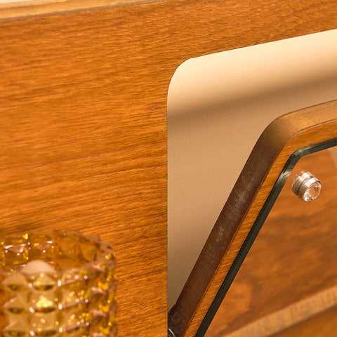 Swedish dressing table / writing desk in teak by AB Nybrofabriken, Fröseke