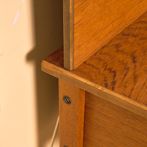Swedish dressing table / writing desk in teak by AB Nybrofabriken, Fröseke