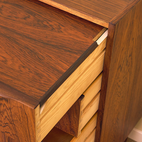 Danish chest of drawers / dressing table in Santos rosewood