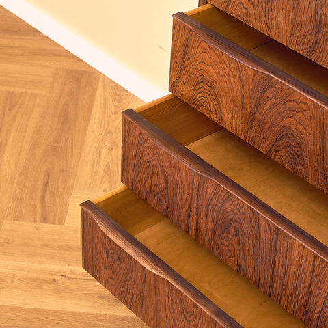 Danish chest of drawers / dressing table in Santos rosewood
