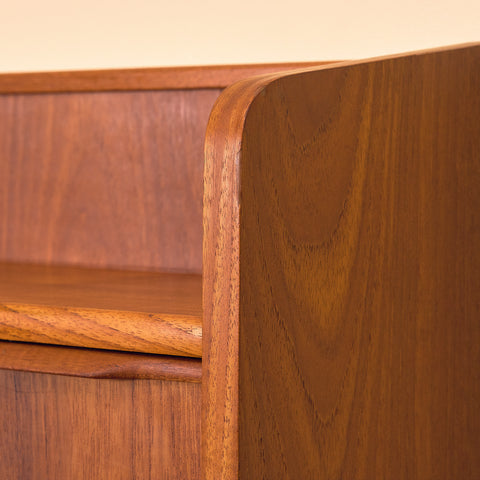 Danish secretary in teak by Erik Petersen for E.P. Møbler